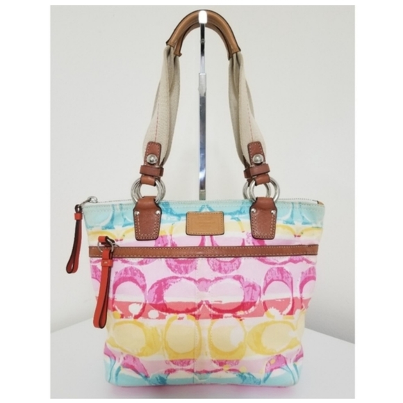 Coach Handbags - Coach Watercolor Hampton tote